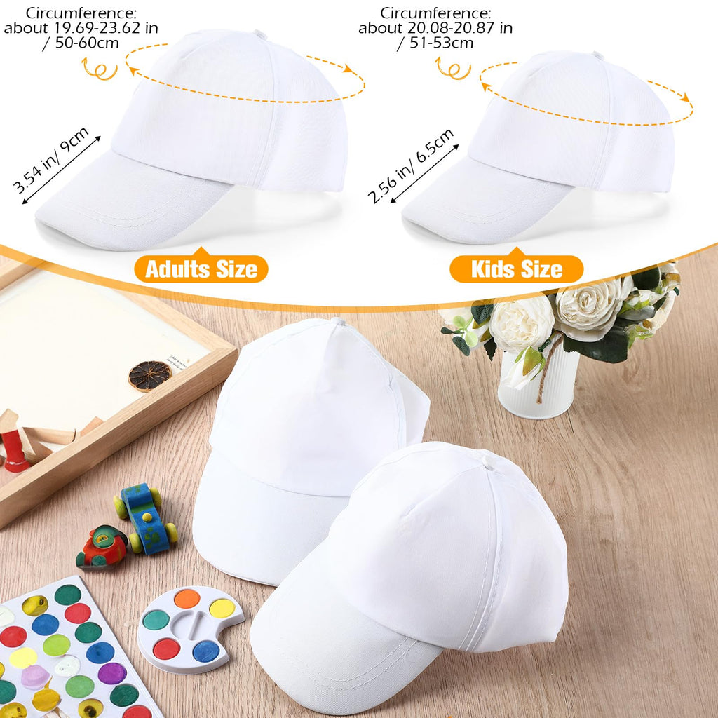 White Adjustable Baseball Hat Z1743