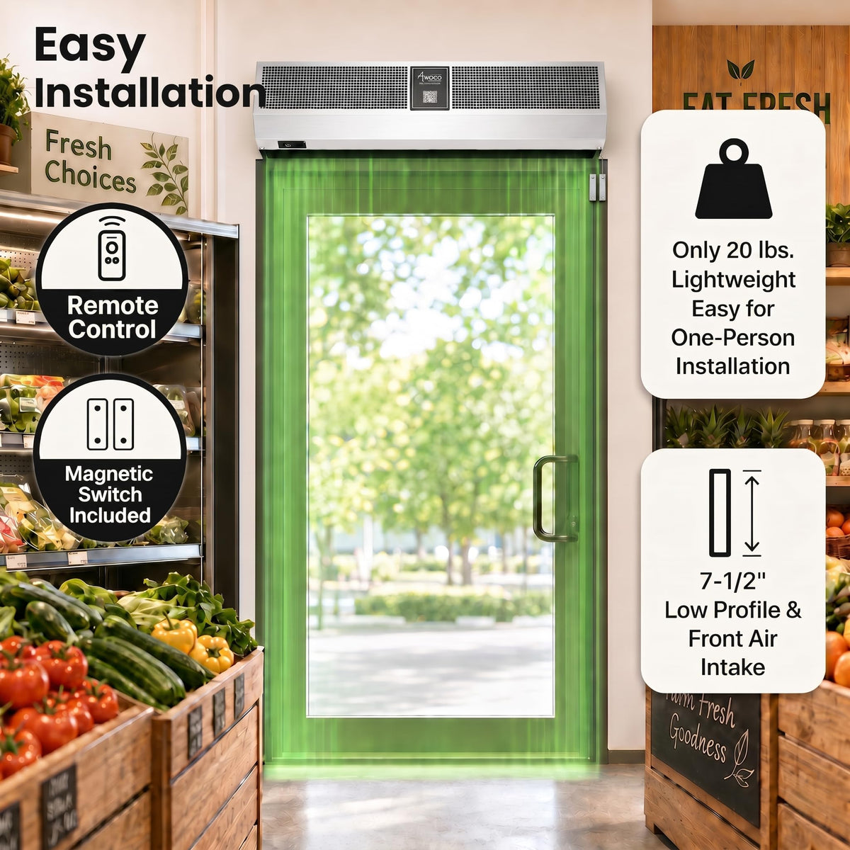 42'' Stainless Steel Air Curtain W8292