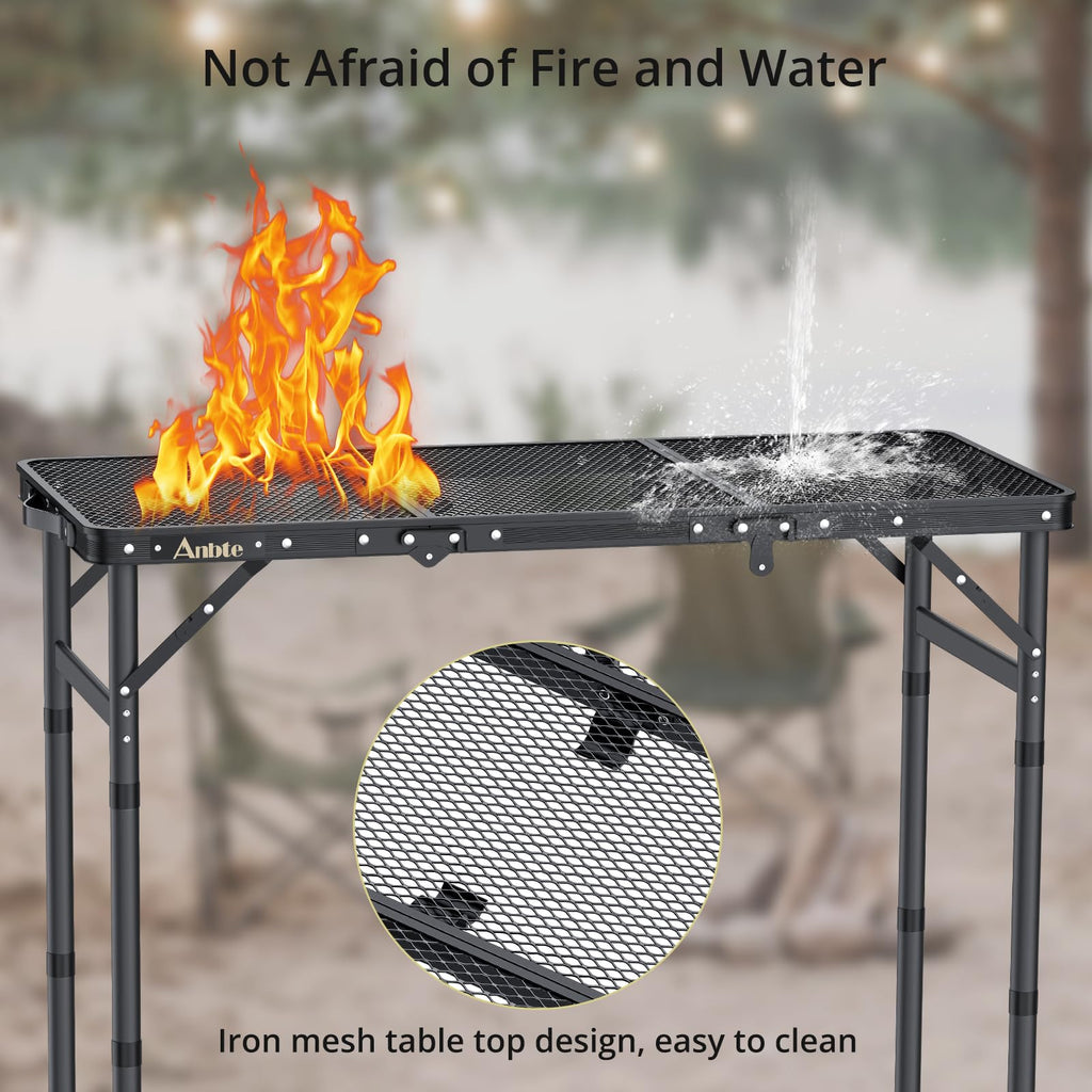 Folding Aluminum Camping Table 3 ft N169138