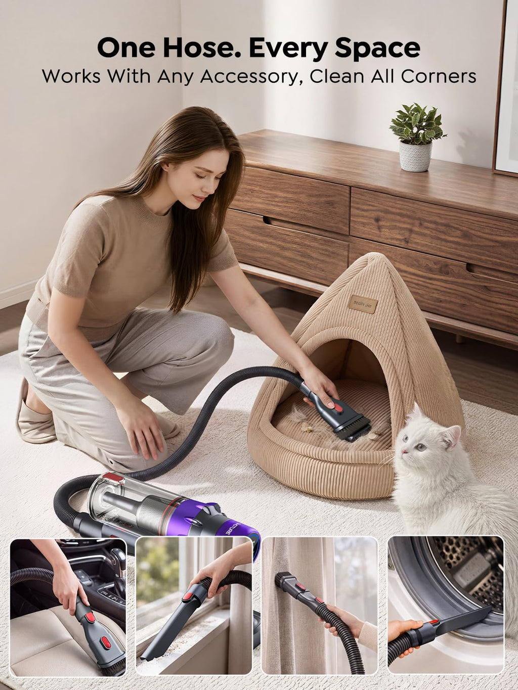 650W 55KPA 70Mins Cordless Stick Vacuum Cleaner P540