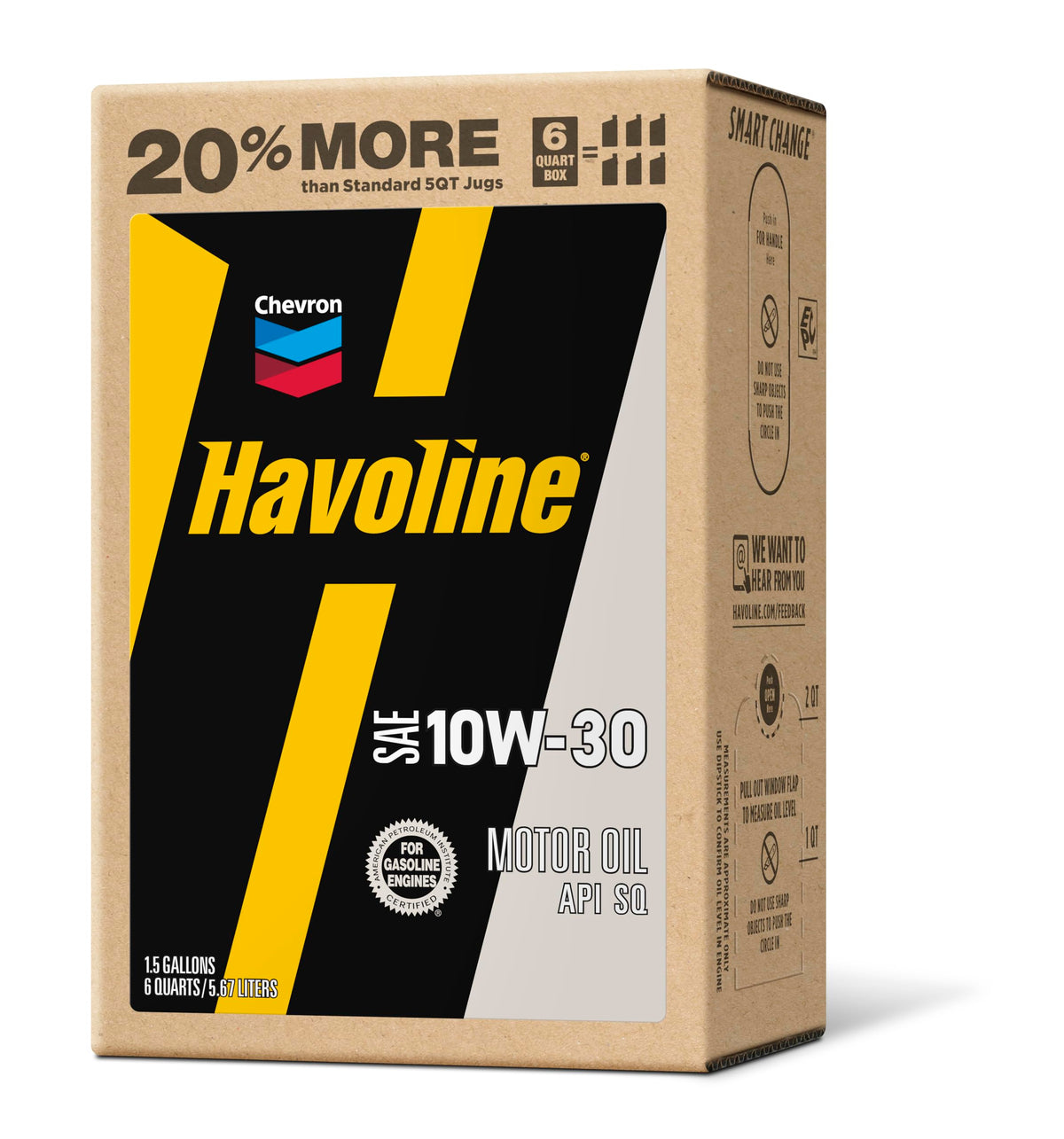 10W-40 Motor Oil 6 Quarts Pack of 2 E23038