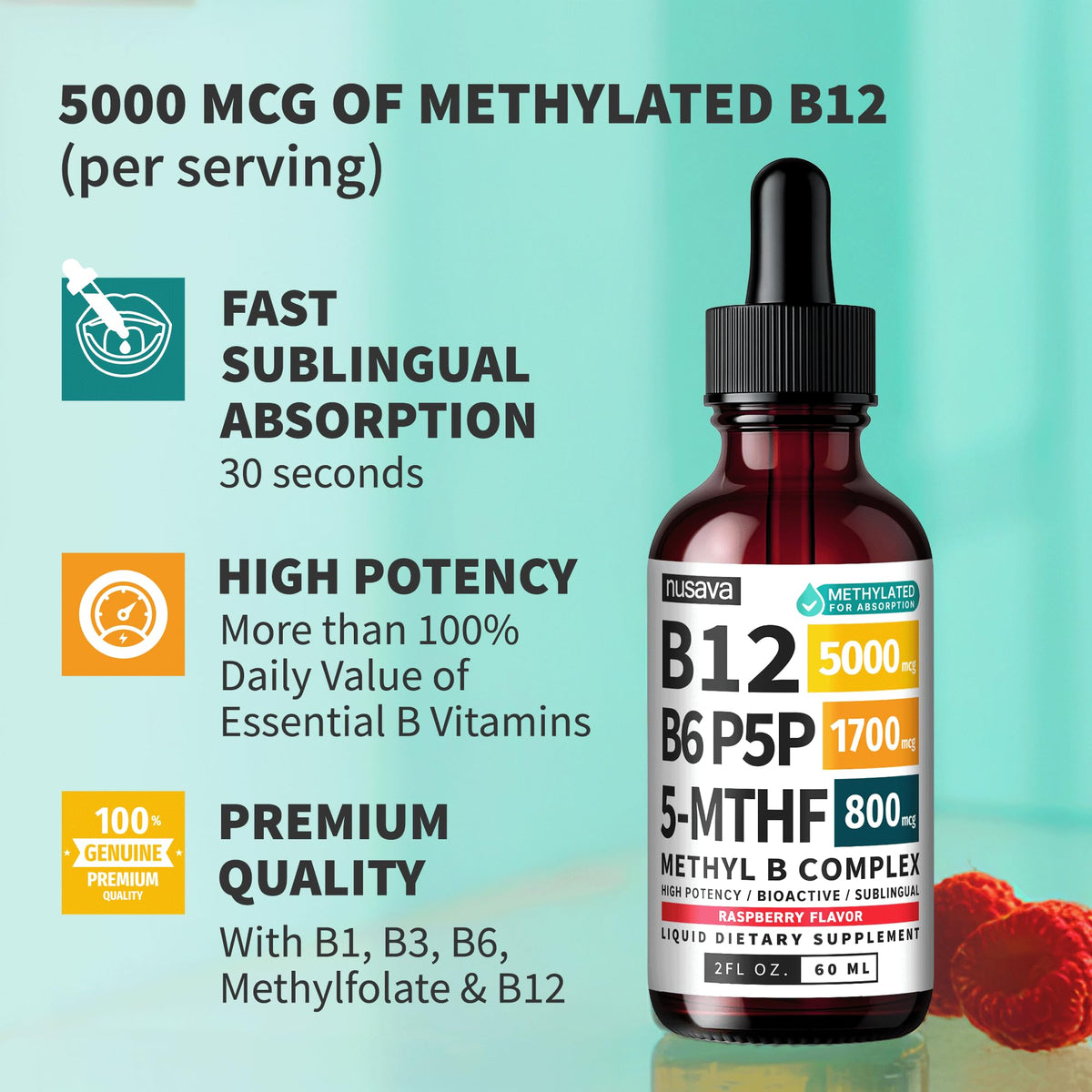 Methylated B Complex Liquid Drops Pack of 4 A633119