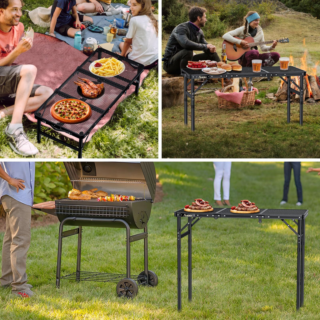 Folding Aluminum Camping Table 3 ft N169138