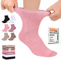 Women's 6 Pairs Non-Binding Diabetic Socks Size 9-11 K9934