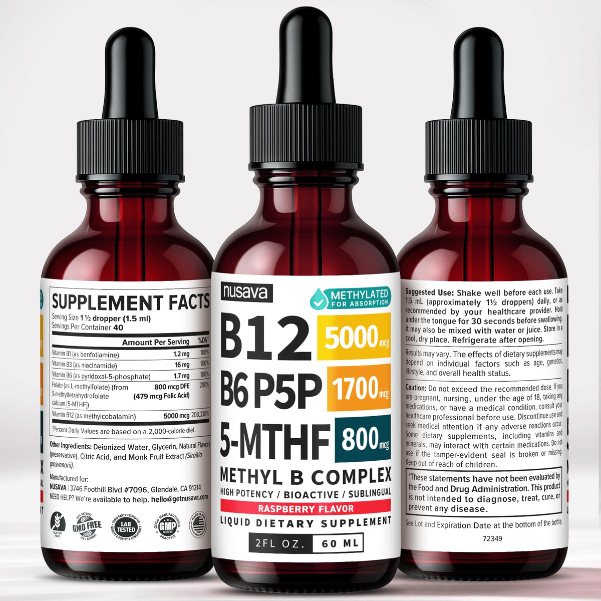 Methylated B Complex Liquid Drops Pack of 4 A633119