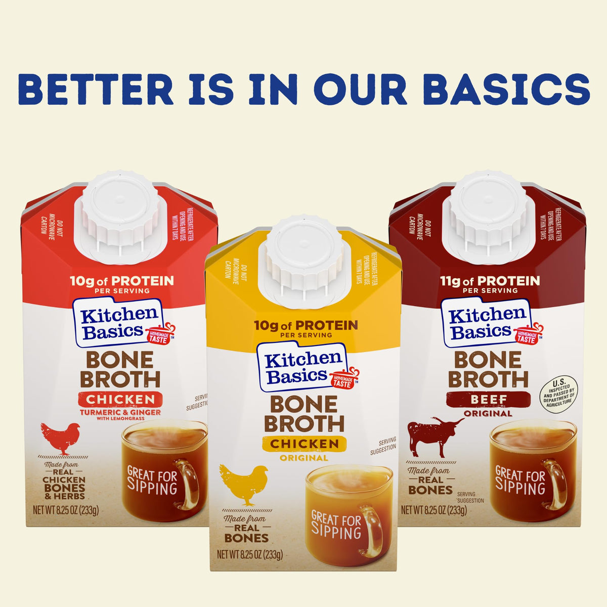 Beef Bone Broth 8.25 oz Carton I94945