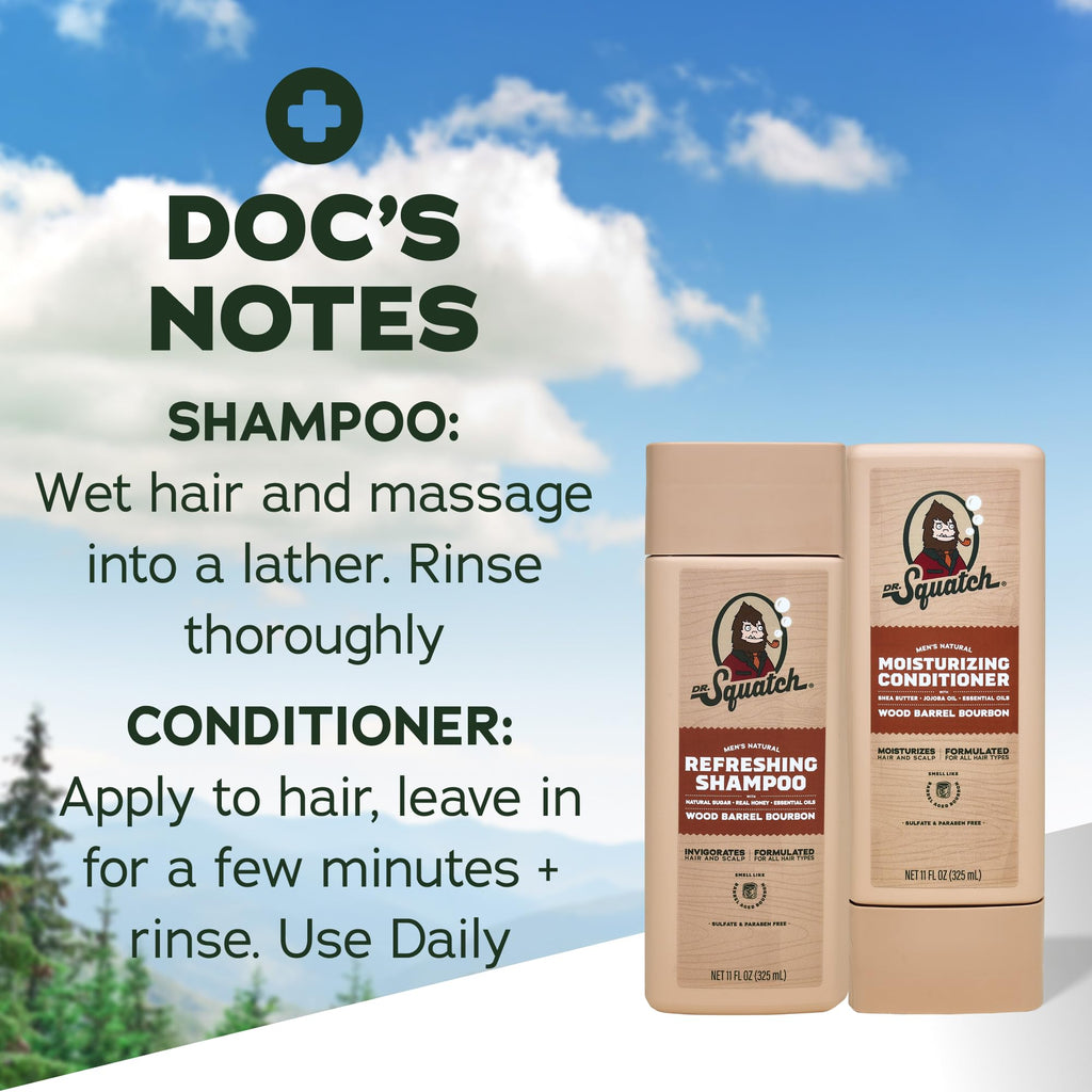 Natural Shampoo and Conditioner Set 11 fl oz 2-Pack N799