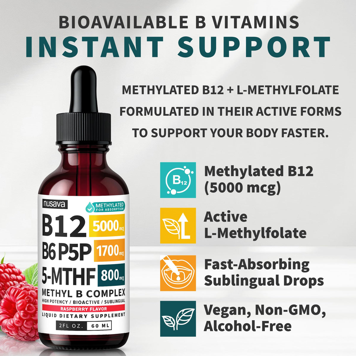 Methylated B Complex Liquid Drops Pack of 4 A633119