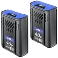6000mAh Cordless Power Tool Batteries 2 Packs C949807
