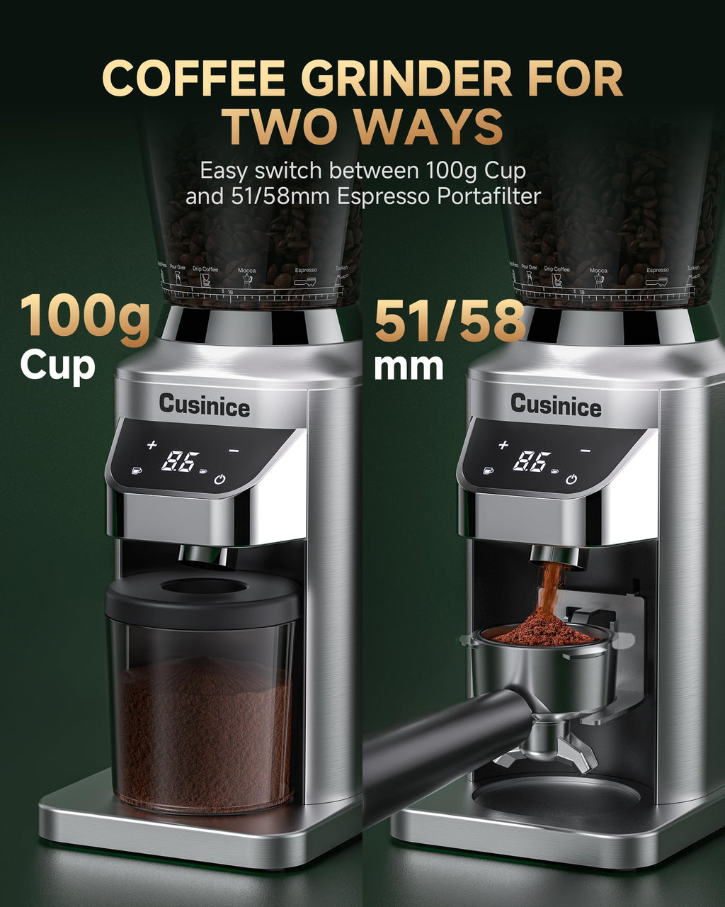 Conical Burr Coffee Grinder D540498