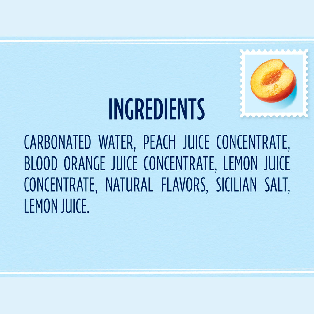 Peach Sparkling Water 24 Pack I659848