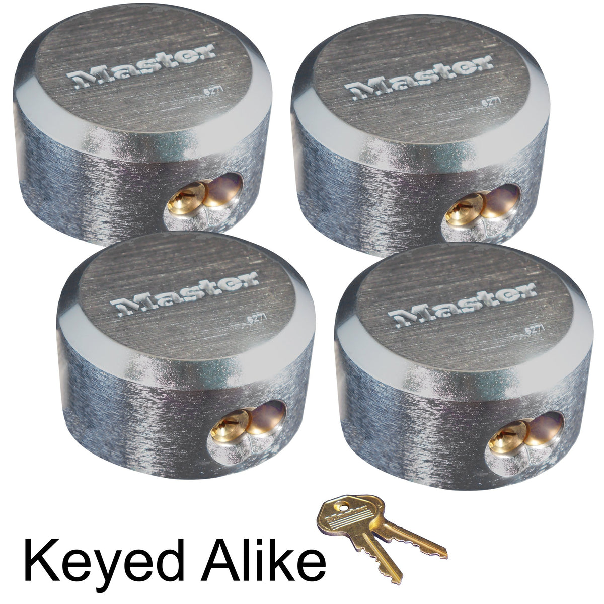 Hidden Shackle Padlocks Keyed Alike G95174