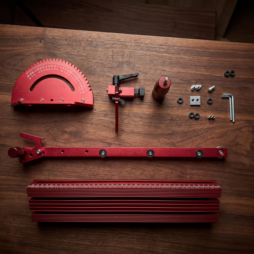 Adjustable Miter Gauge with Aluminum Fence P848239