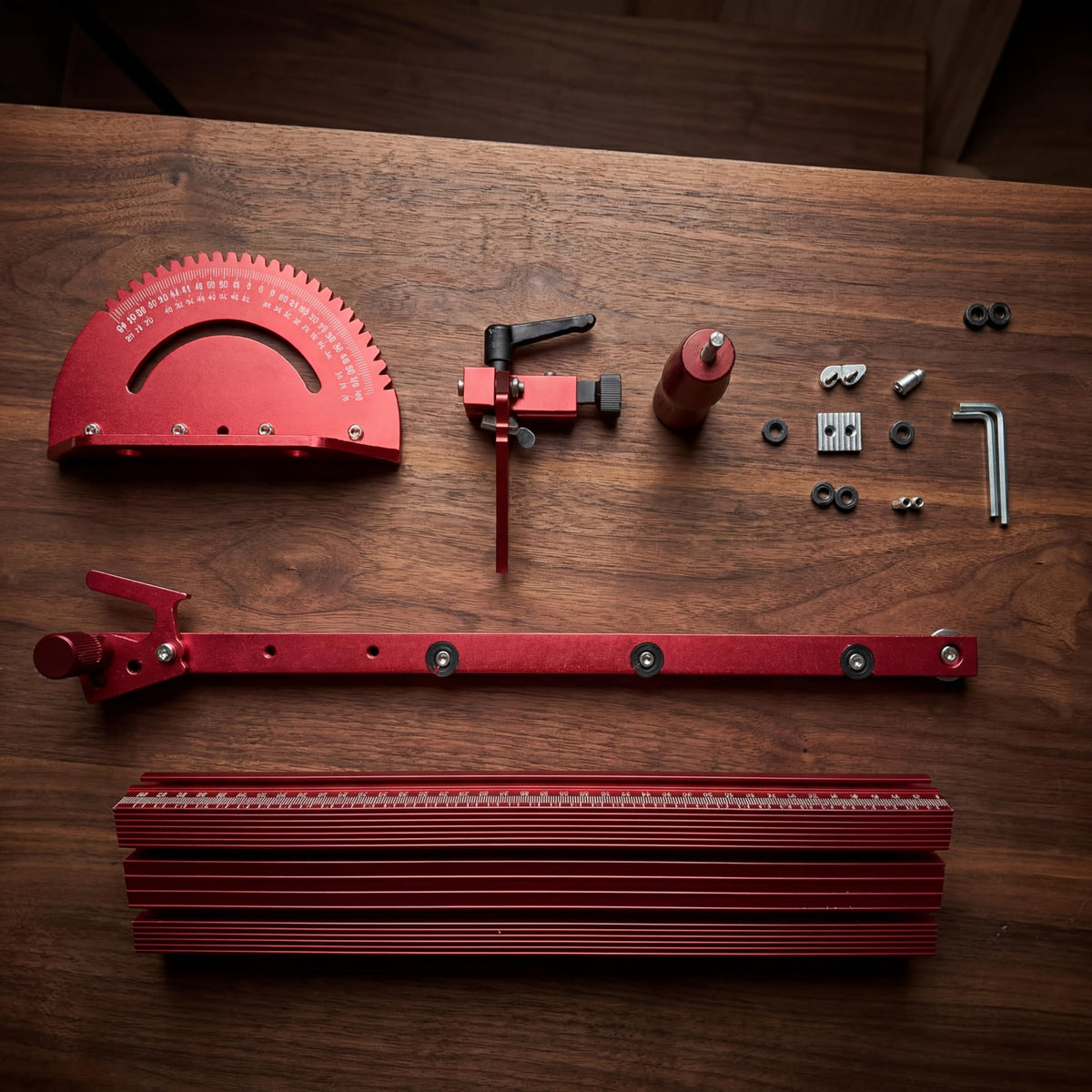 Adjustable Miter Gauge with Aluminum Fence P848239
