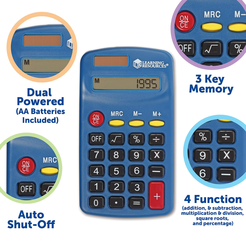 Primary Calculators Set of 10 A148436